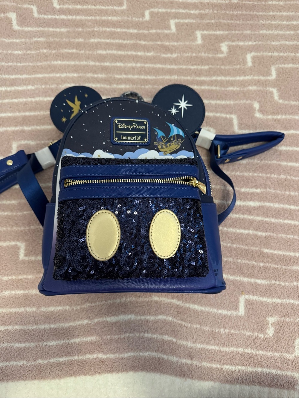 Loungefly Disney Mickey Main Attraction Peter Pan's Flight Backpack